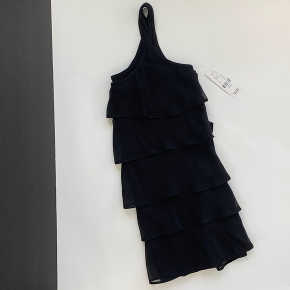 NY&Co Black Ruffle Shell - Picture 3 of 8